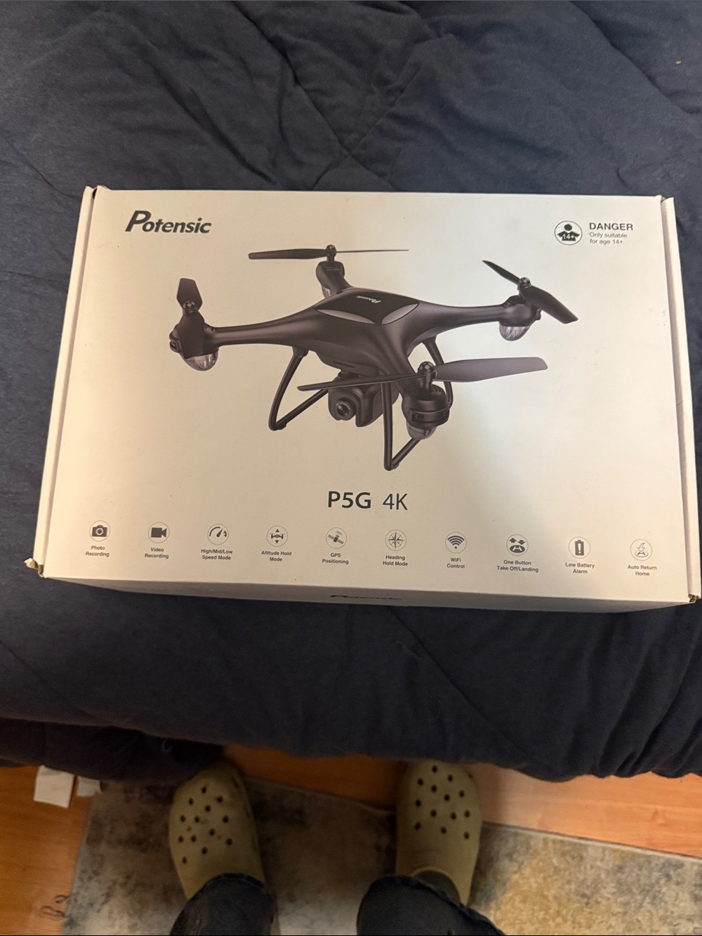 P5G 4K Drone - Black